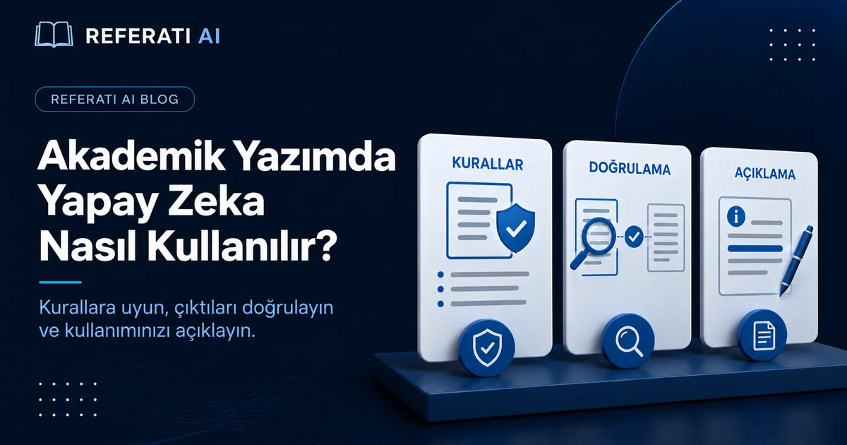 Akademik yazımda yapay zeka nasıl doğru kullanılır