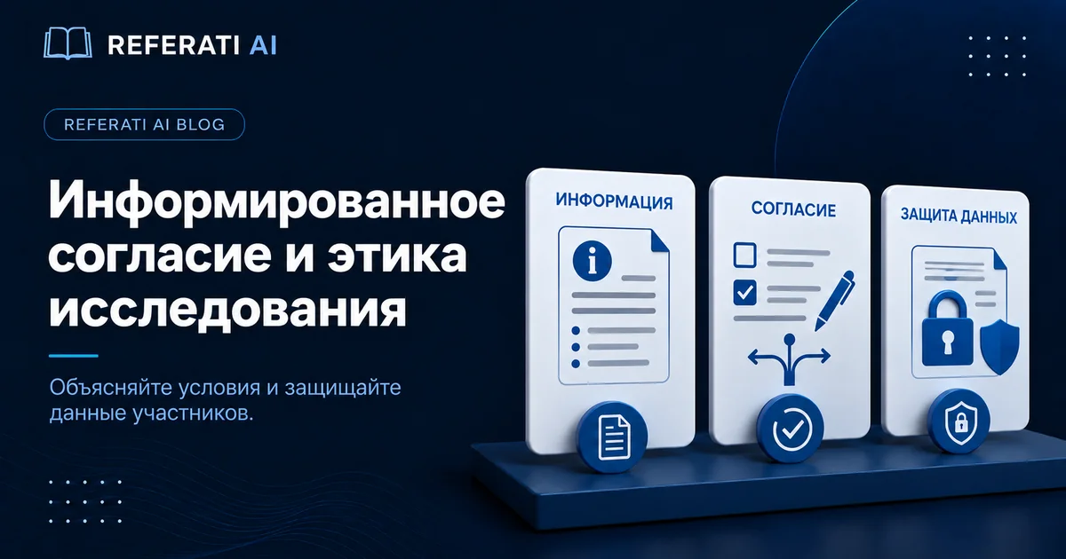 Этика исследования и информированное согласие