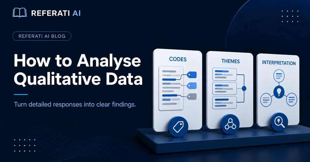 How to analyse qualitative data