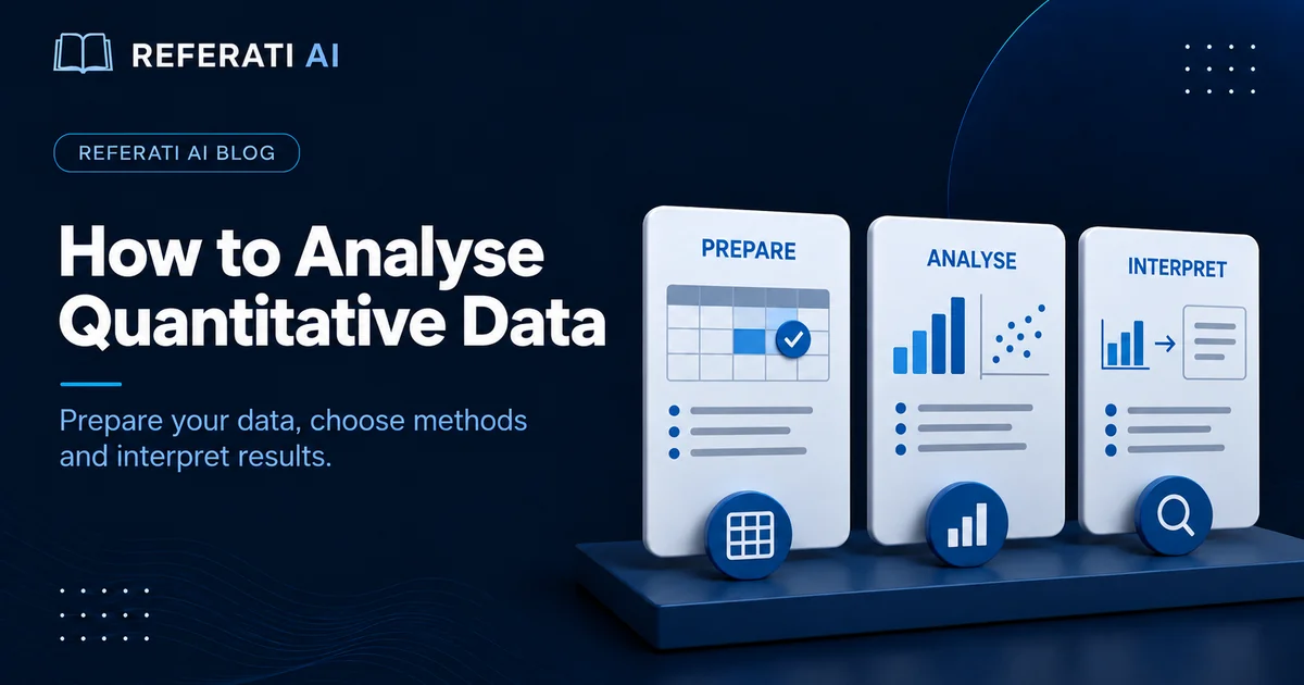 How to analyse quantitative data for your thesis