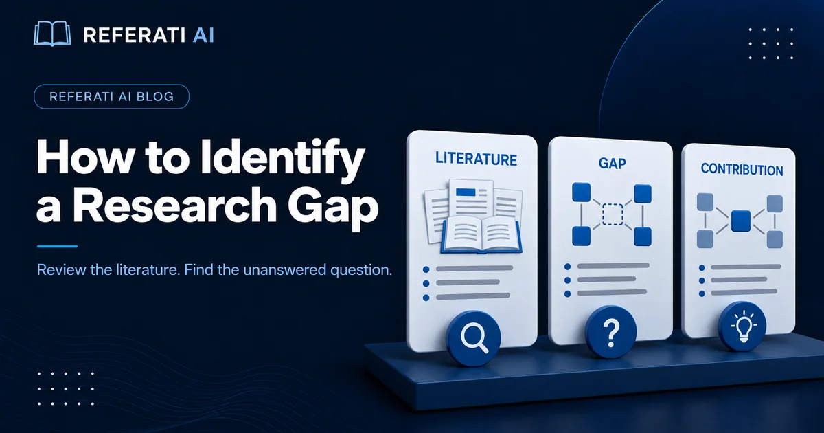 How to identify a research gap