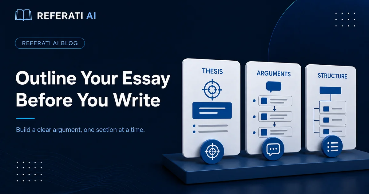 How to outline an essay before you start writing