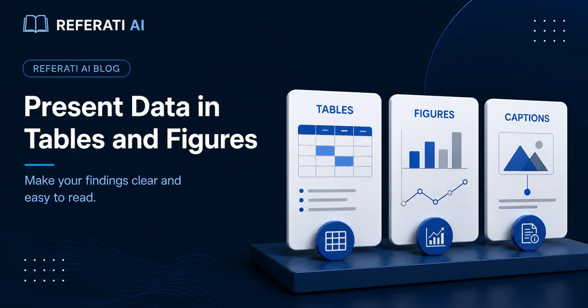 How to present data in tables and figures