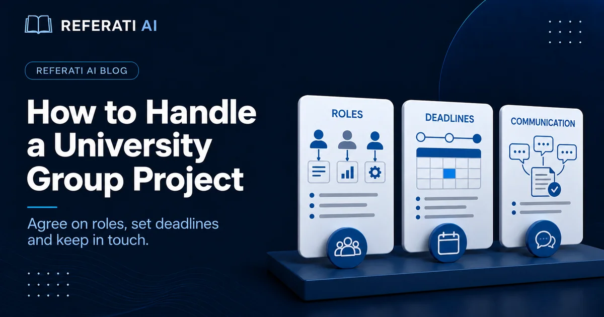 How to survive a group project at university