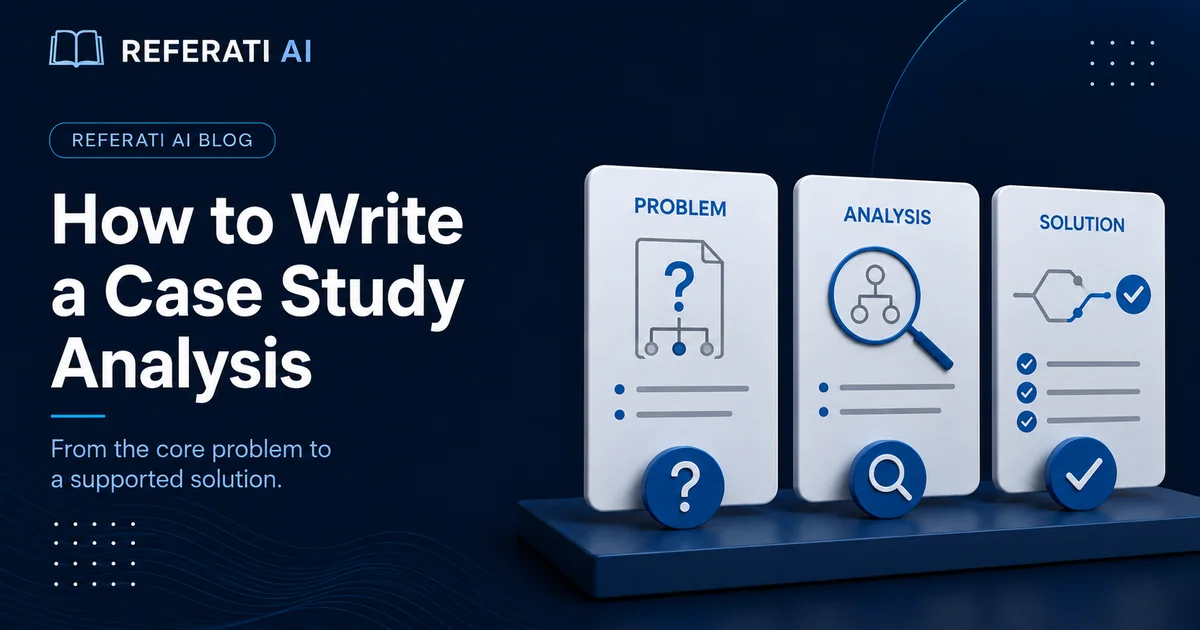 How to write a case study analysis