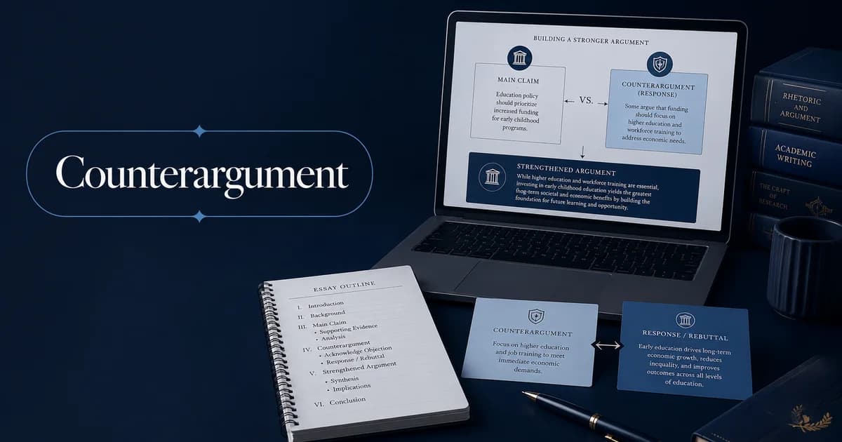 How to write a counterargument that strengthens your essay