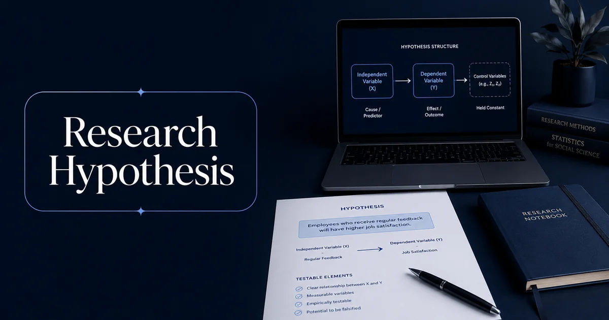 How to write a strong research hypothesis