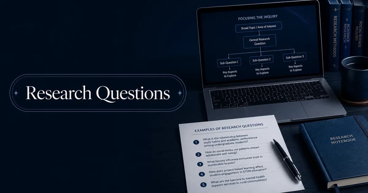 How to write research questions that guide your whole study