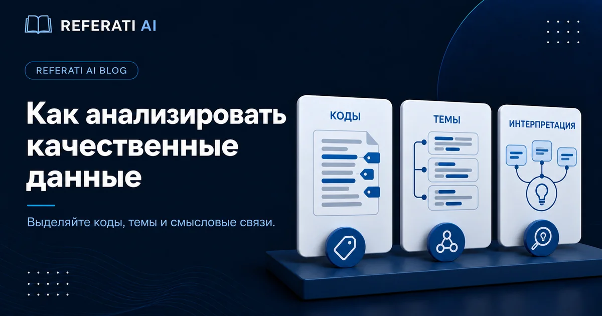 Как анализировать качественные данные исследования