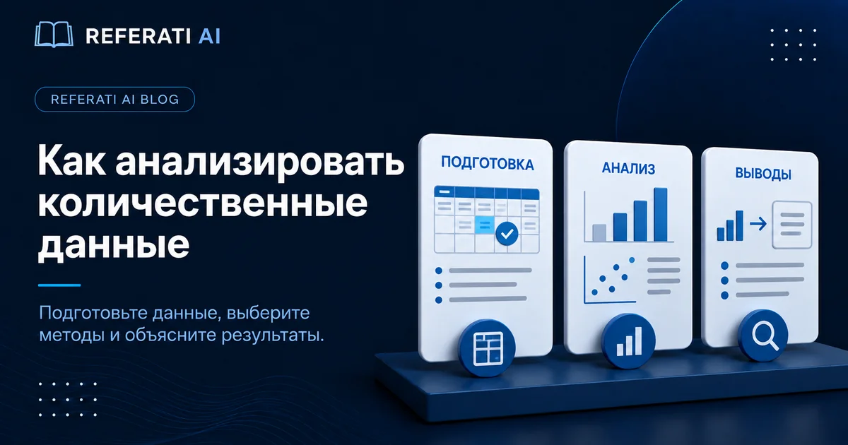 Как анализировать количественные данные в дипломной работе