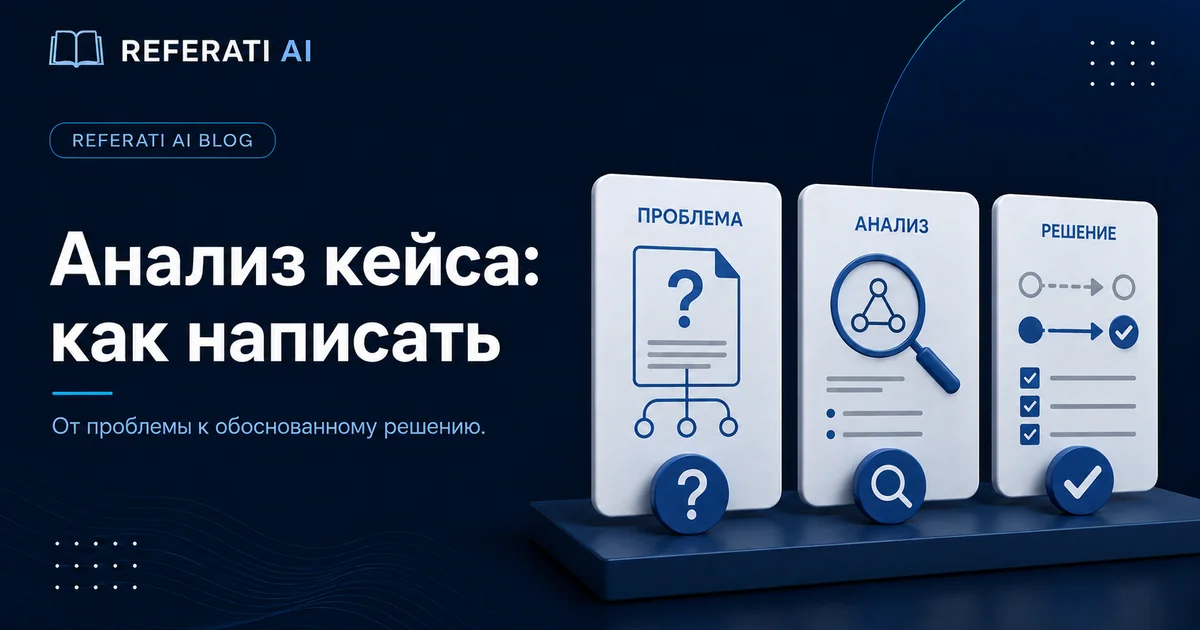 Как написать анализ кейса (case study)