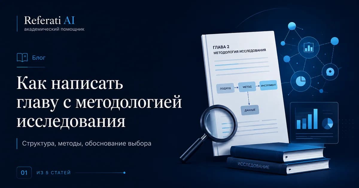 Как написать главу с методологией исследования