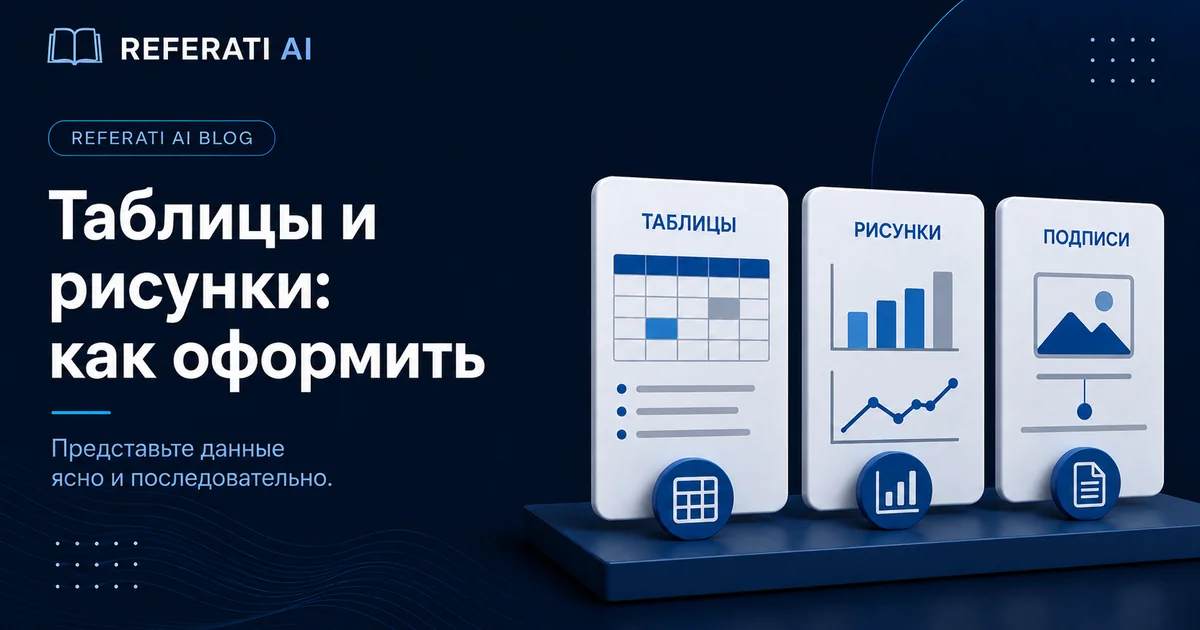 Как оформить таблицы и рисунки в научной работе