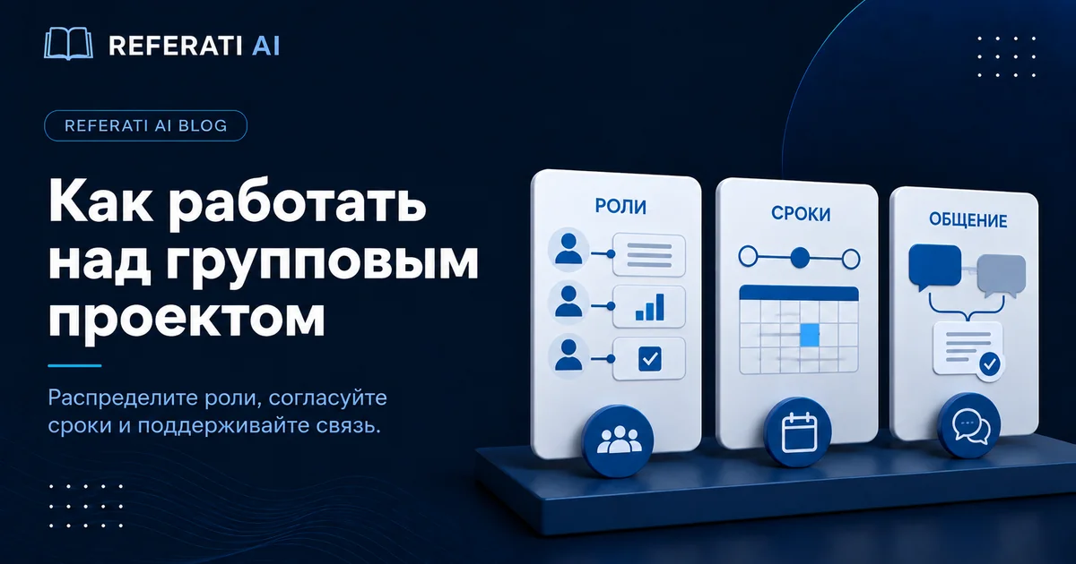 Как работать над групповым проектом в университете