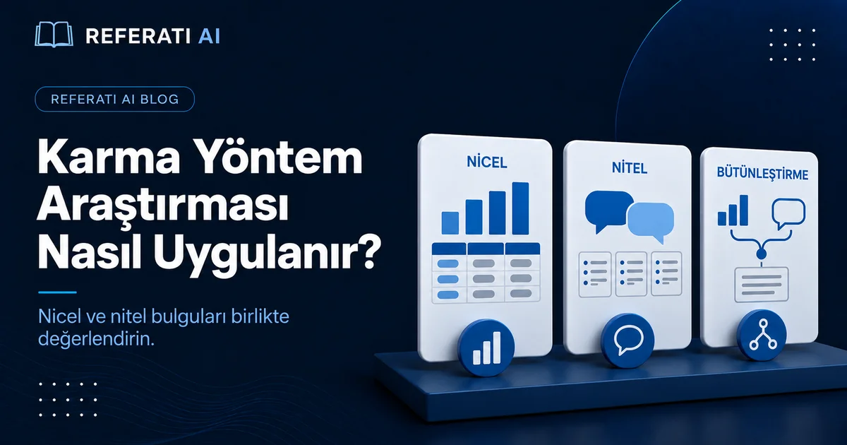 Karma yöntem araştırması nedir ve nasıl uygulanır