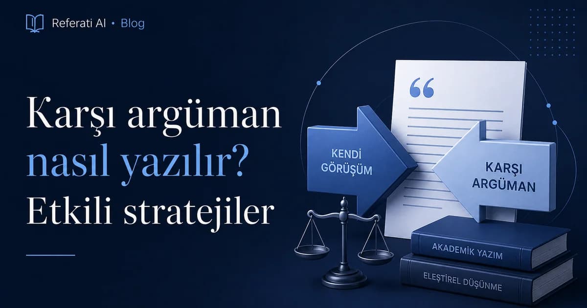 Karşı argüman nasıl yazılır: etkili stratejiler