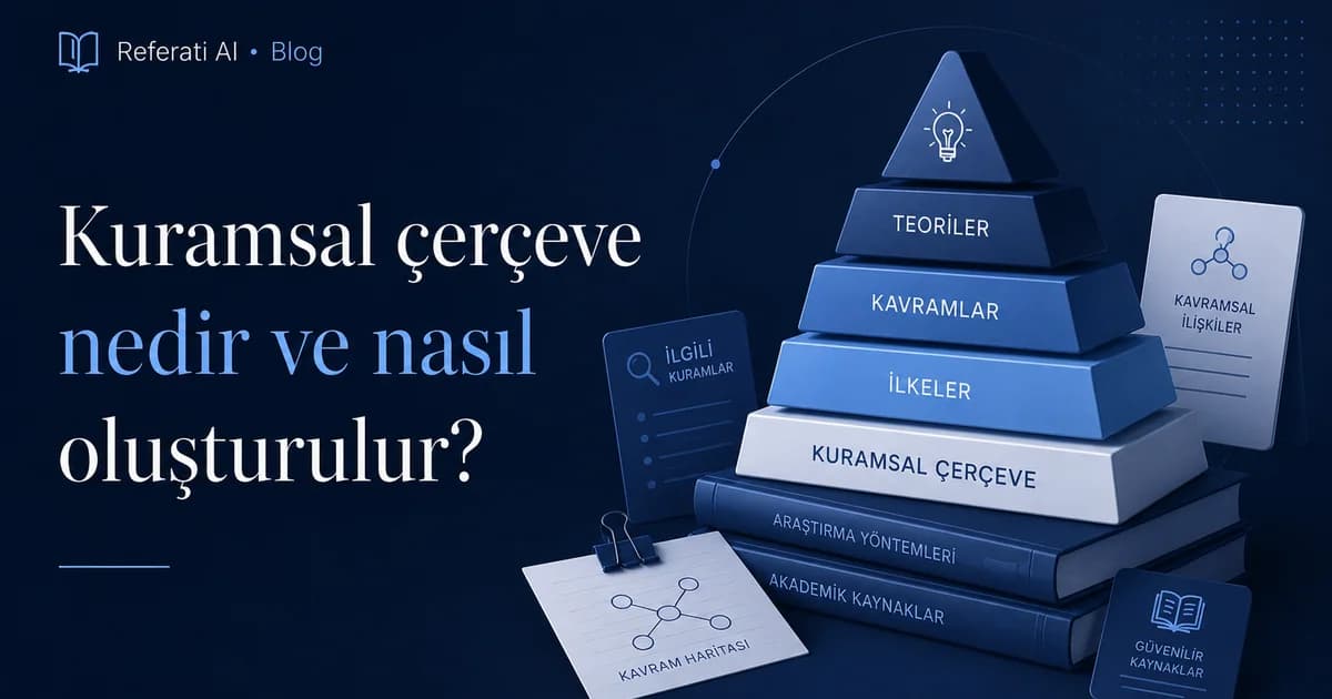 Kuramsal çerçeve nedir ve nasıl oluşturulur