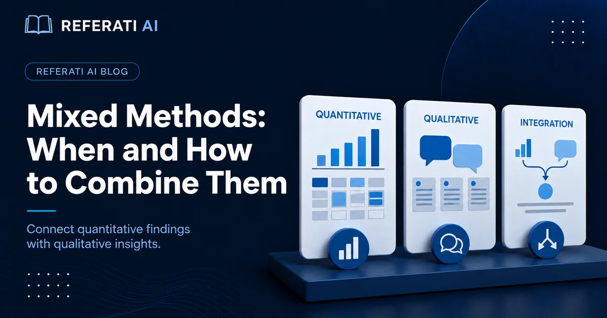 Mixed methods research: when and how to combine approaches