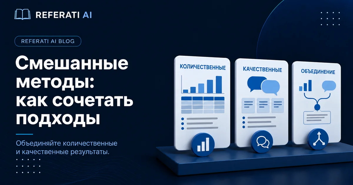 Смешанные методы исследования: как сочетать подходы