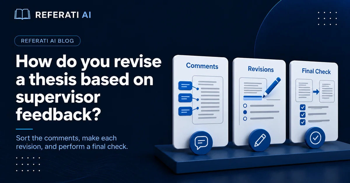 Your supervisor sent it back with comments: how to fix it fast