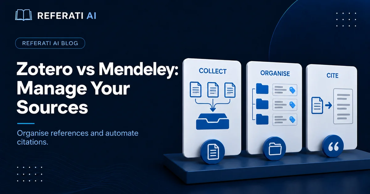 Zotero vs Mendeley: managing your sources automatically